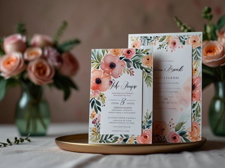 Convites de Casamento com Aquarela: Como Adicionar Arte ao Seu Grande Dia em BH