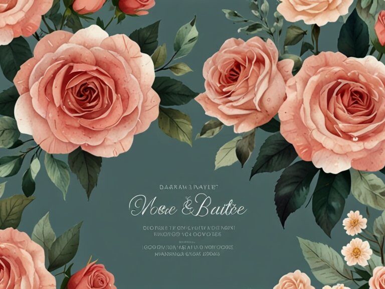 Convite de Casamento Floral: Charme e Delicadeza