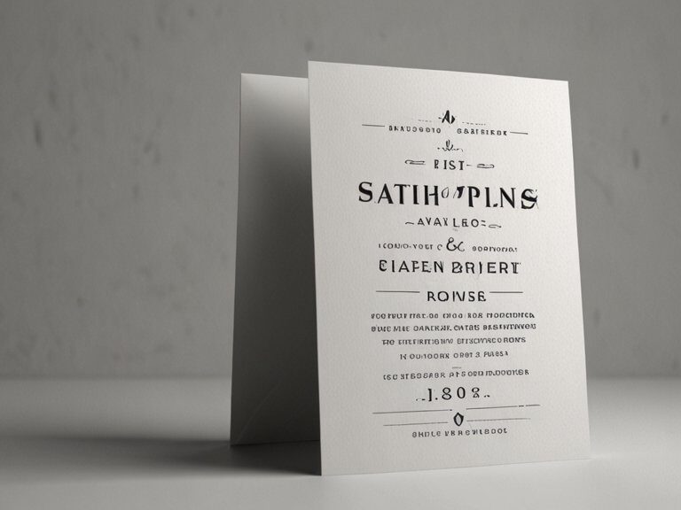 Convites Minimalistas: Design Clean para Qualquer Evento