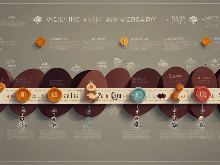 Guia Completo: Todas as Bodas de Casamento até 100 Anos