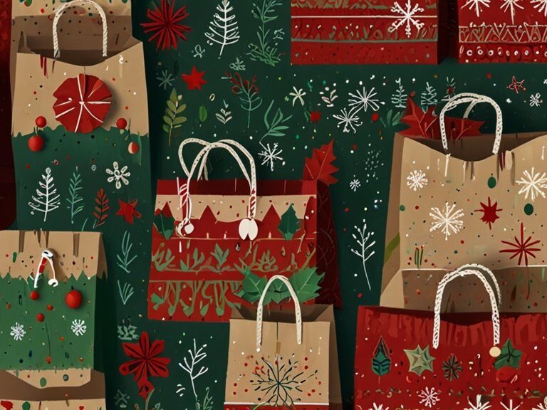 Sacolas Personalizadas de Natal: Encante seus Clientes