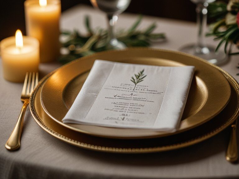 Menu de Casamento: Como escolher o cardápio e a papelaria