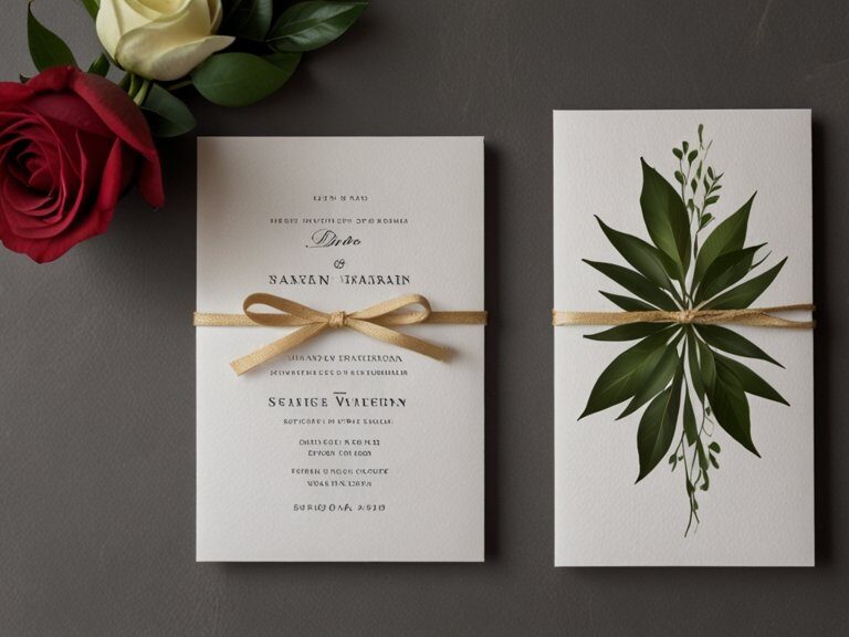 Convite de casamento simples pode ser elegante?