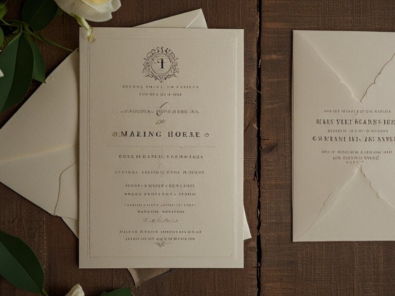 Convites de casamento com tipografia clássica: por que funciona?