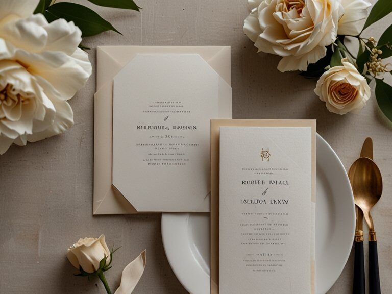 Convites de casamento minimalistas: menos é mais?