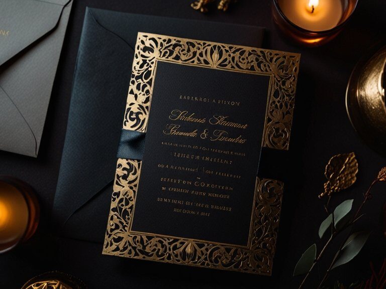 Convites de casamento para cerimônia noturna: o que combina?