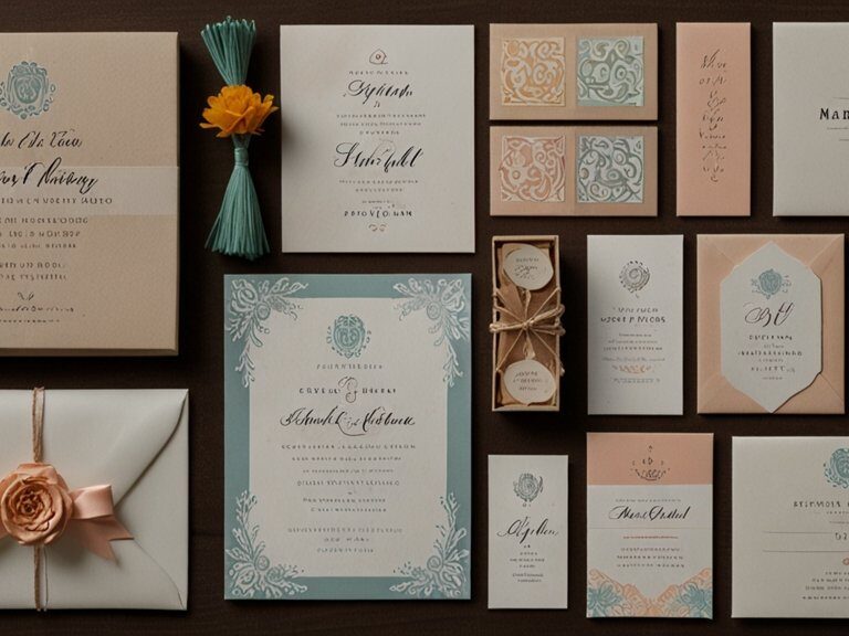 Guia prático: identidade visual do casamento começa no convite