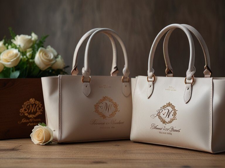 Sacolas personalizadas para casamento clássico: como acertar