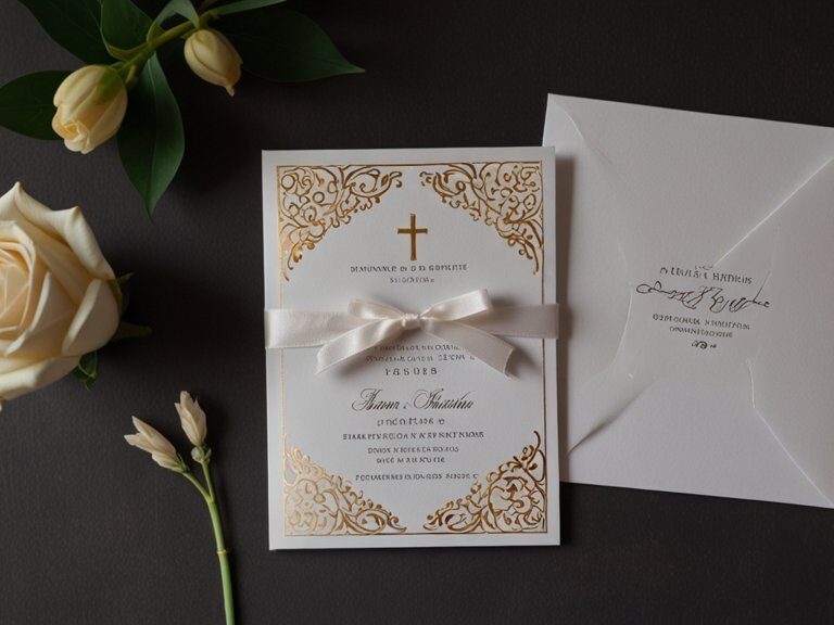 Texto para convite de casamento religioso simples e elegante