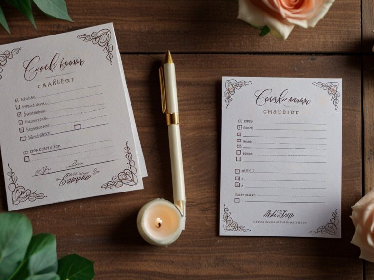 Checklist da papelaria do casamento: o que não esquecer