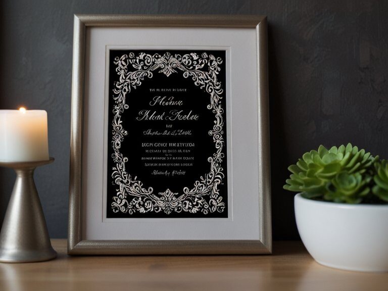 Convites de casamento que viraram decoração da casa