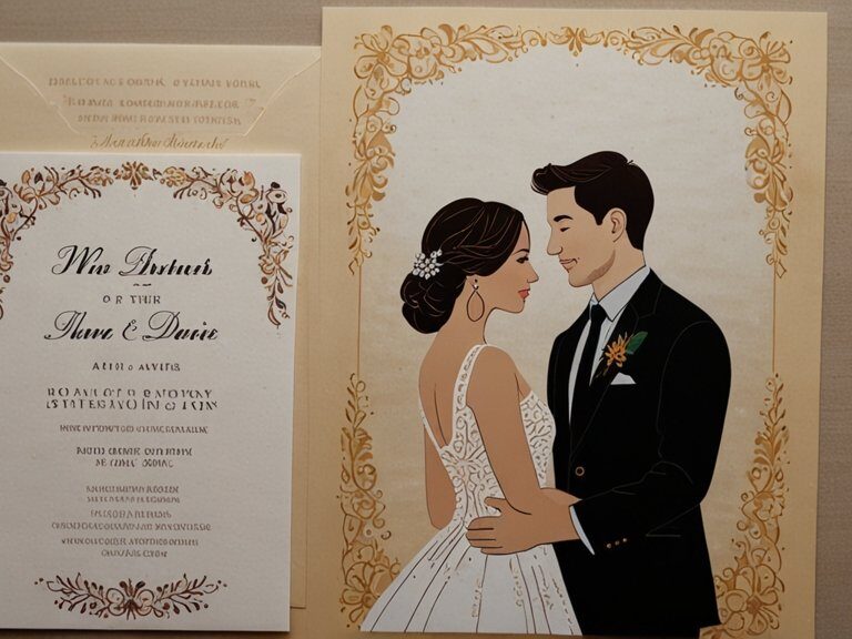 Quando o convite de casamento representa a história do casal