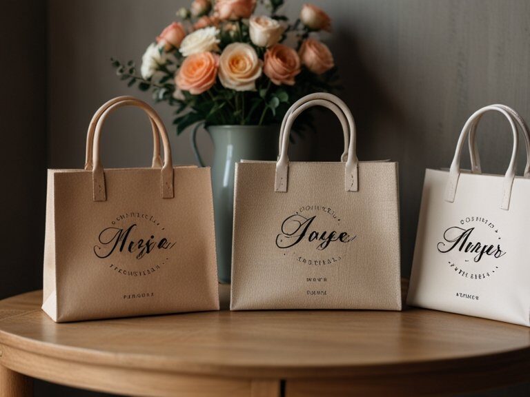 Sacolas personalizadas para mini wedding: ideias práticas