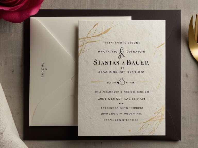 Texto para convite de casamento moderno e sofisticado