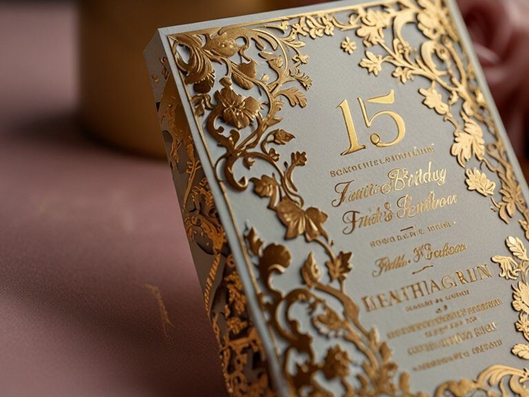 Convite de 15 Anos Luxo: o que Define e Como Criar um Convite Premium