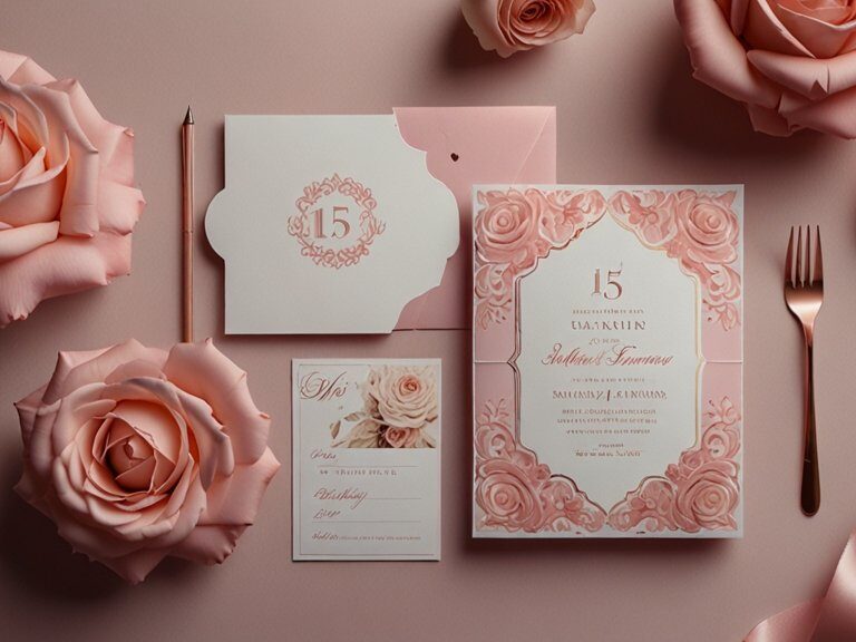 Convite de 15 Anos Rosa: Tendências, Modelos e Frases