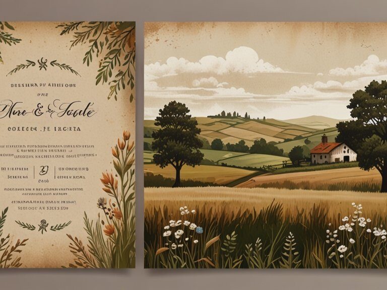 Frases para Convite de Casamento no Campo: Natureza e Amor