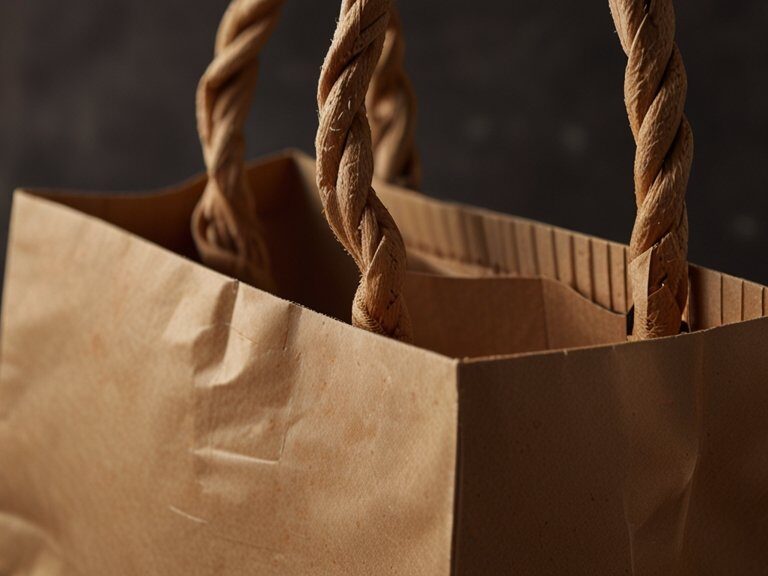 Sacola Kraft com Alça de Papel: Resistência e Elegância para Lojas