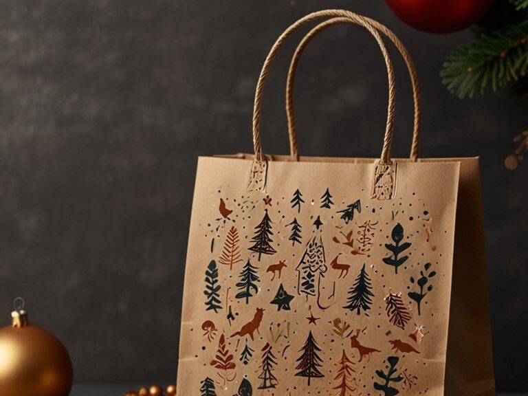 Sacola Kraft para Natal: Como Personalizar para Presentear Clientes