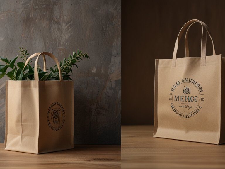 Sacolas de Tecido (Ecobags) vs. Sacolas de Papel para Casamento: Prós e Contras