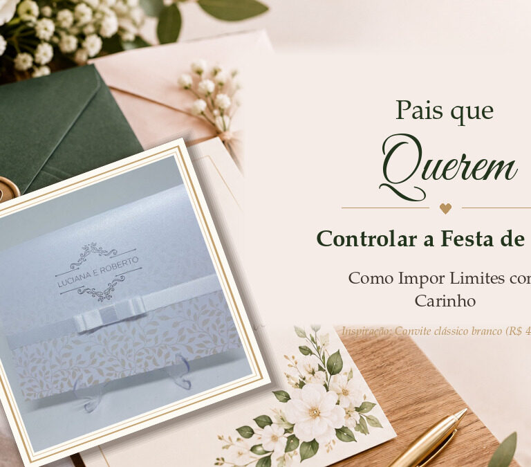 Pais que Querem Controlar a Festa de Casamento: Como Impor Limites com Carinho