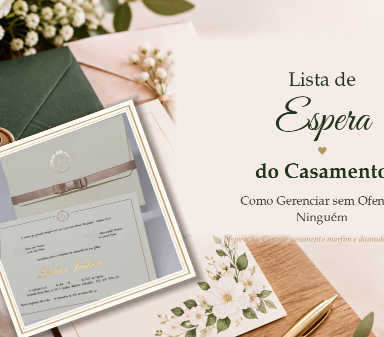 Lista de Espera (Lista B) do Casamento: Como Gerenciar sem Ofender Ninguém