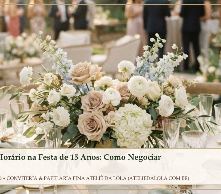 Limite de Horário na Festa de 15 Anos: Como Negociar com a Filha e os Amigos