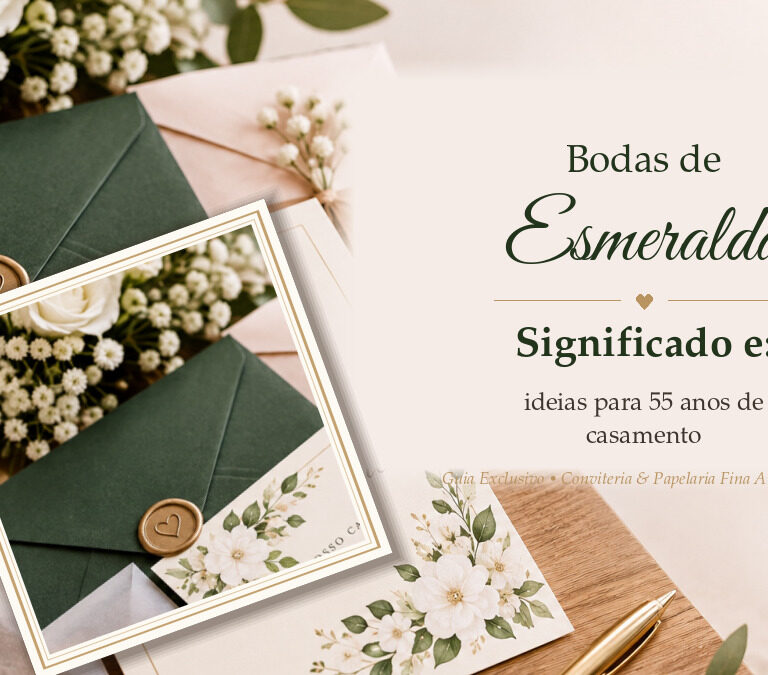 Bodas de Esmeralda: Significado e ideias para 55 anos de casamento